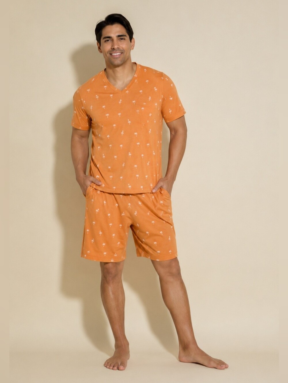 Cosabella Orange Printed Men’s Lounge Shorts!